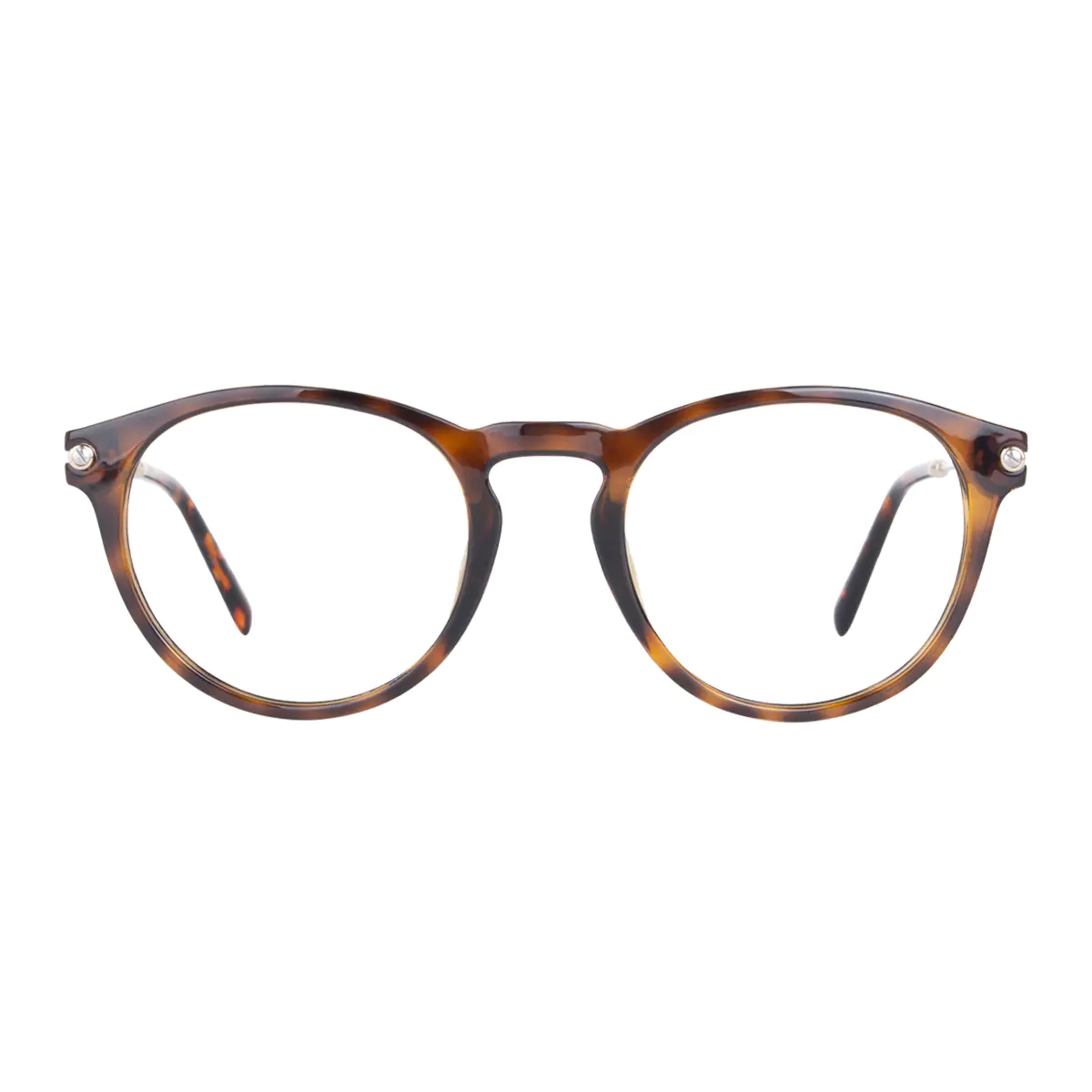 Round Tortoiseshell Eyeglasses