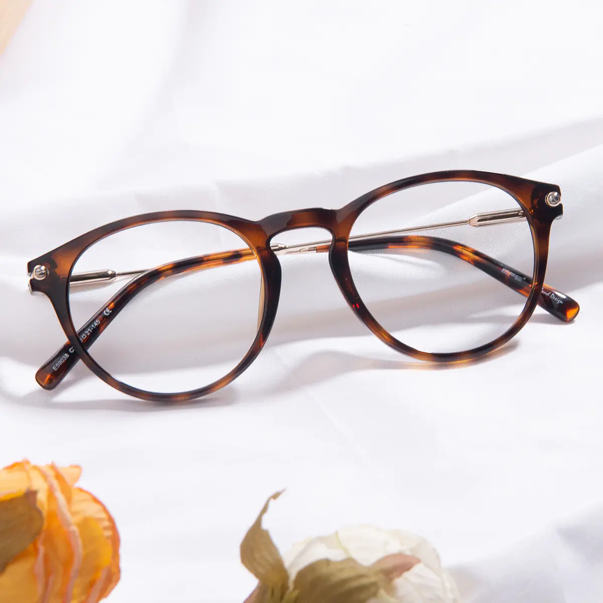 Round Tortoiseshell Eyeglasses