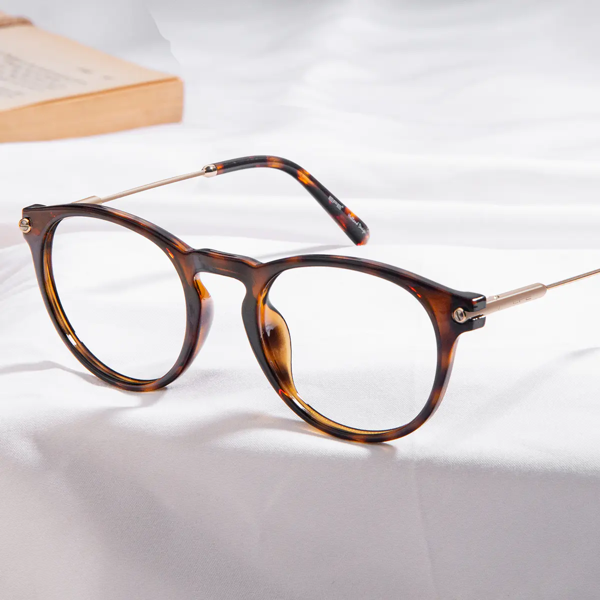Round Tortoiseshell Eyeglasses