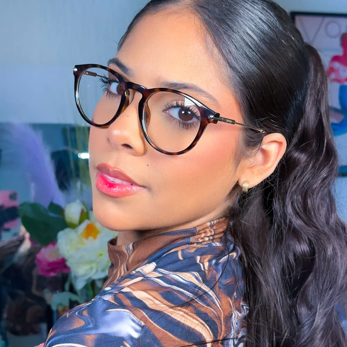 Round Tortoiseshell Eyeglasses