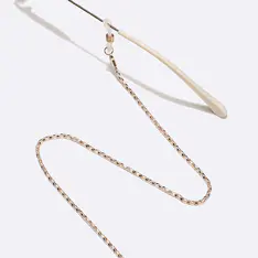 Gold/Black Eyeglasses Chain
