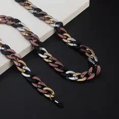Gold-Silver eyeglasses chain