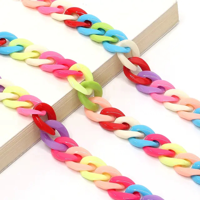 Multicolor eyeglasses chain