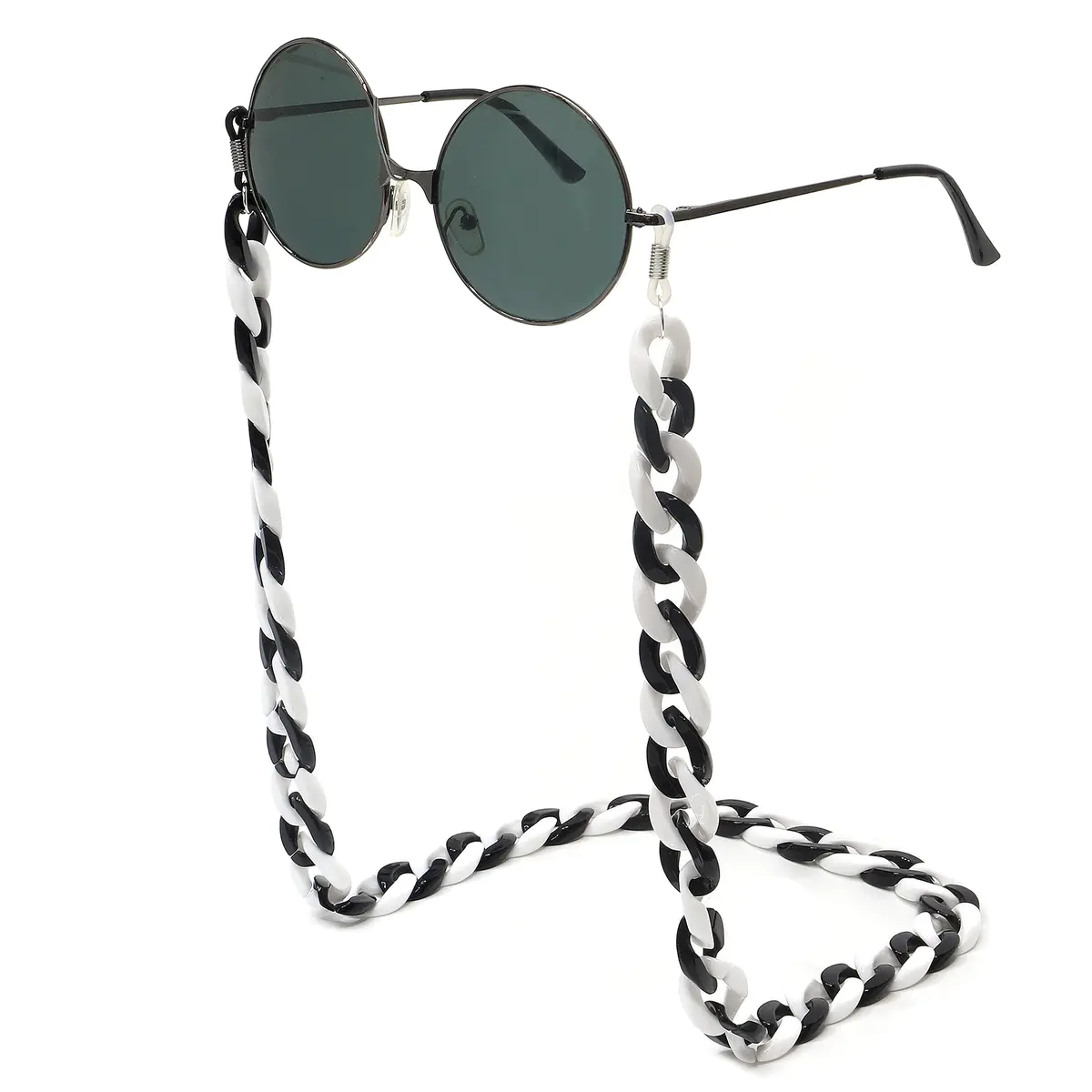 Black eyeglasses chain