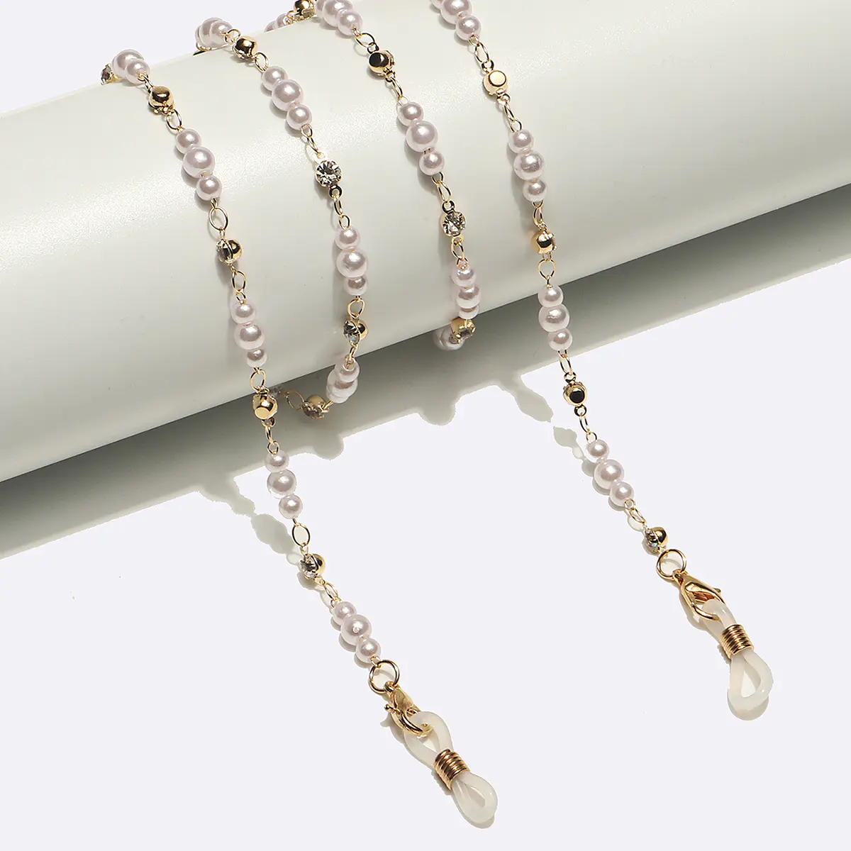 Gold eyeglasses chain