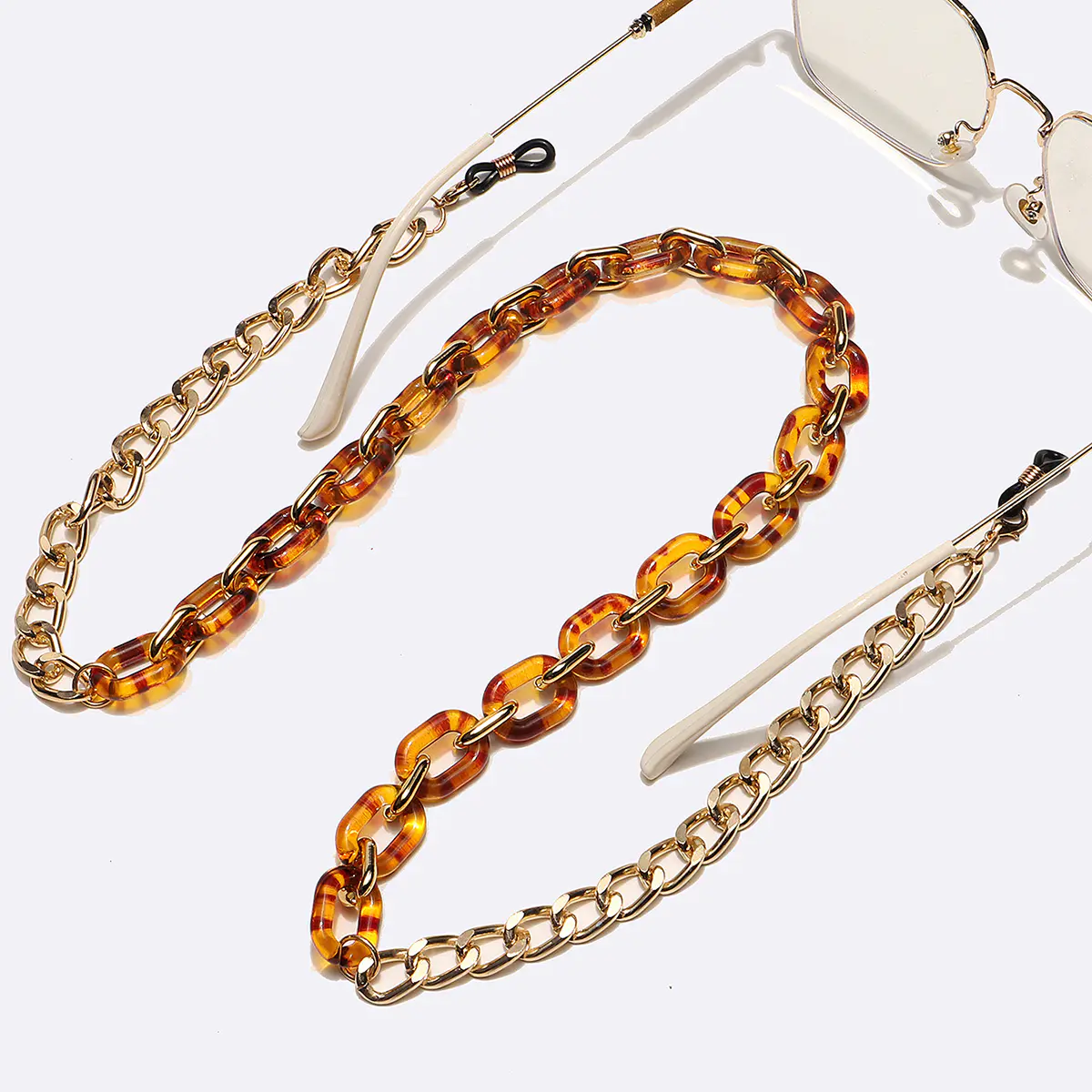 Gold-Tortoiseshell Glasses Chain