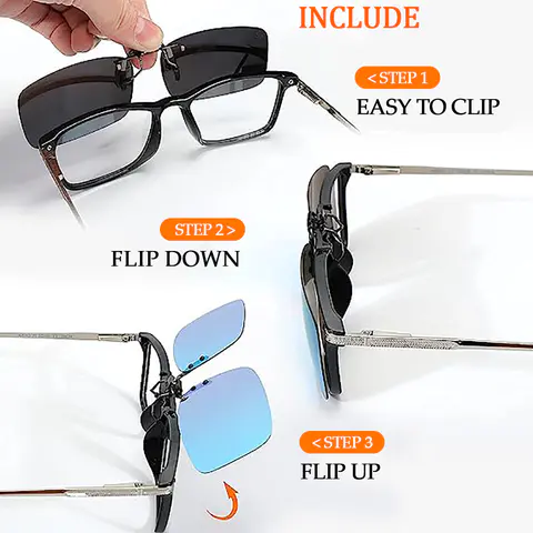  Dark Gray Eyeglasses