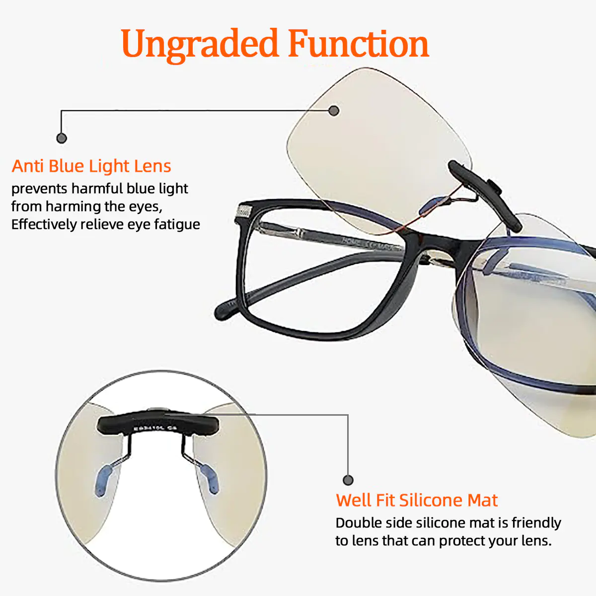  Transparent Yellow Eyeglasses