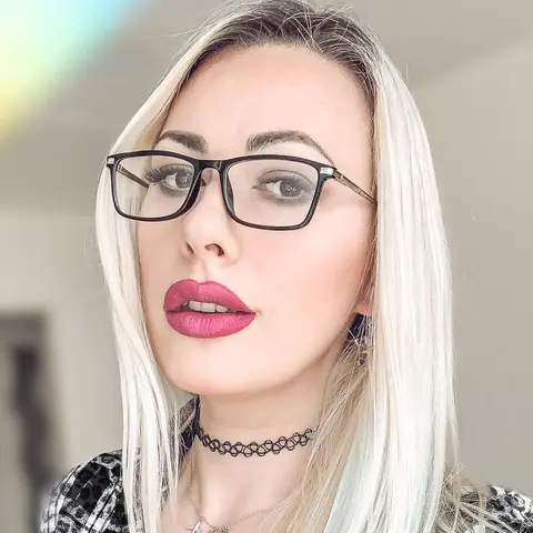 Rectangle Black Silver Reading Glasses