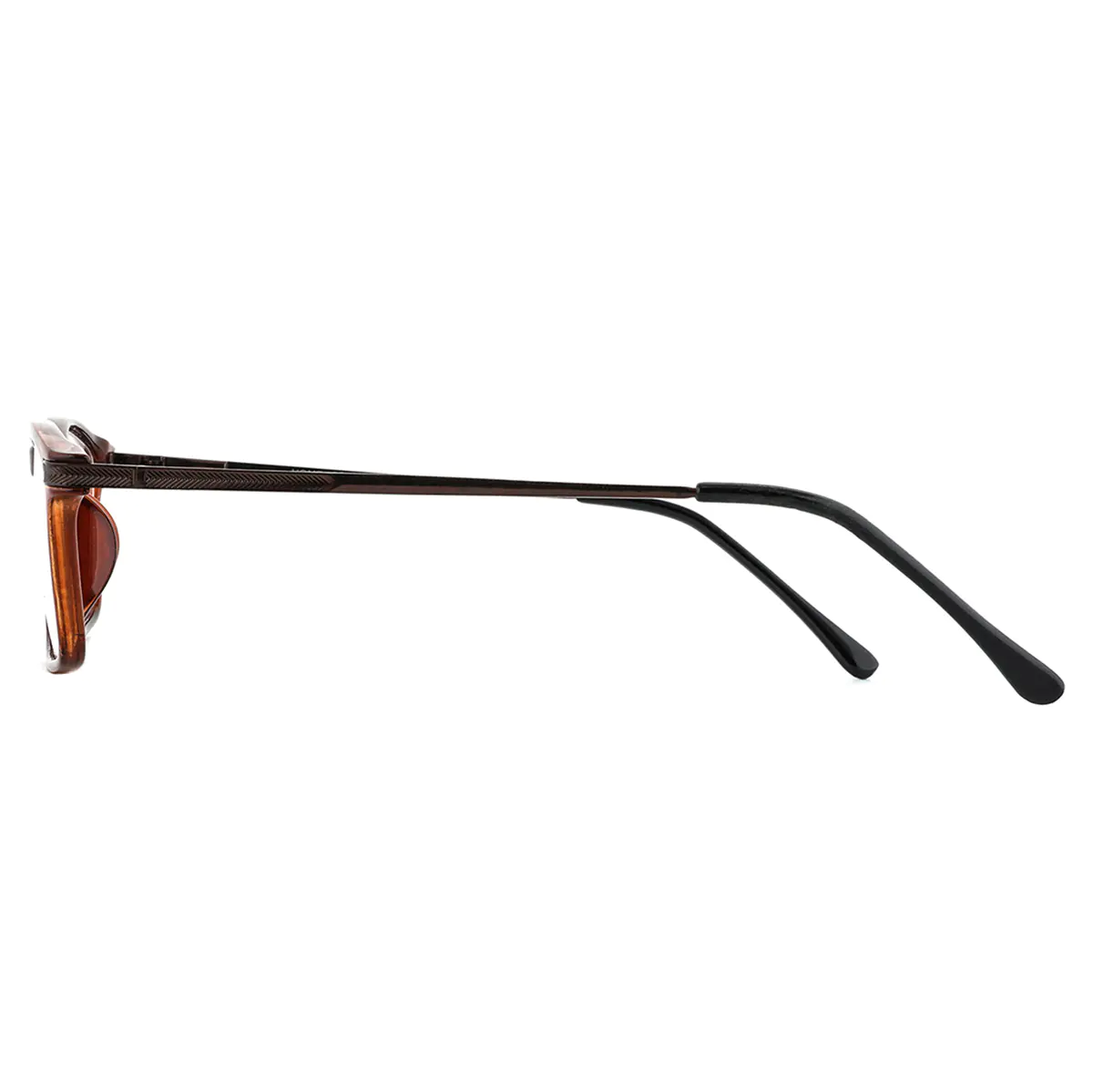 Rectangle Brown Reading Glasses