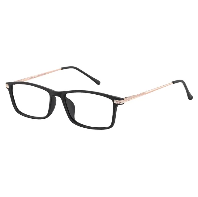 Rectangle Black/Gold Eyeglasses
