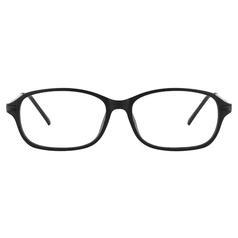 Oval Black Eyeglasses