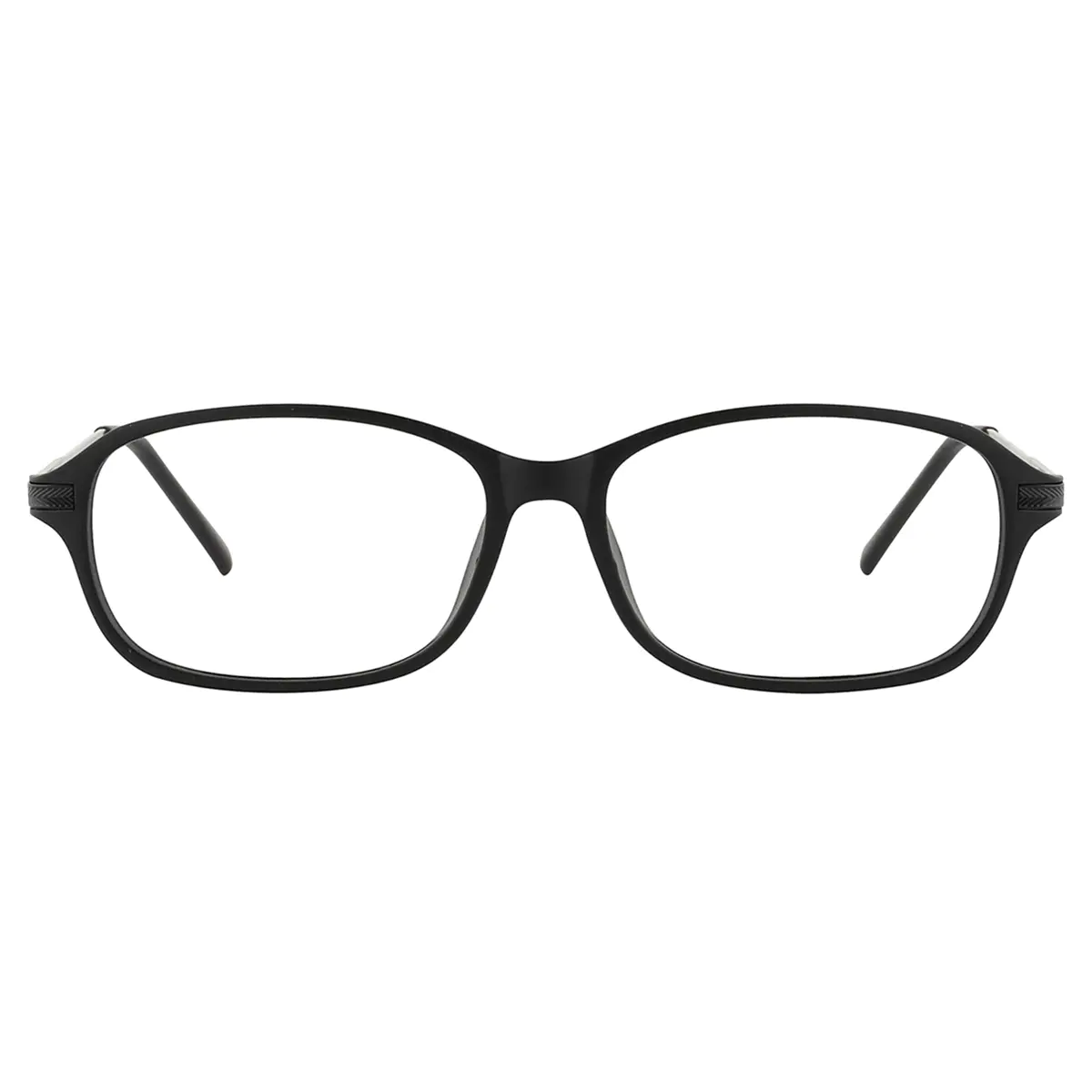 Oval Black Eyeglasses