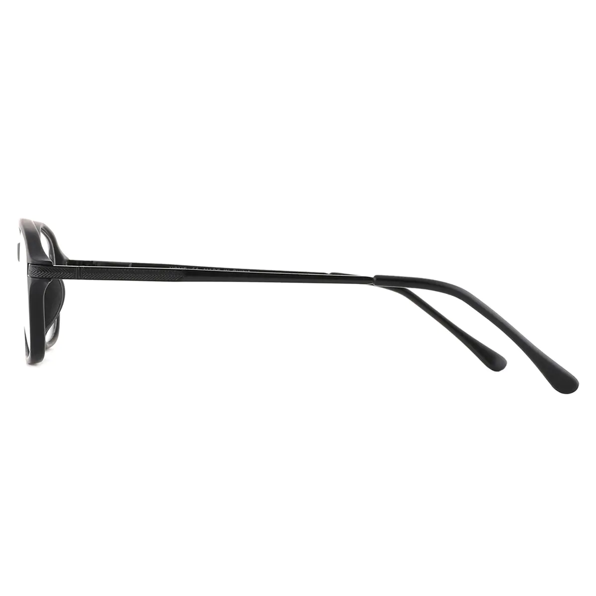 Oval Black Eyeglasses