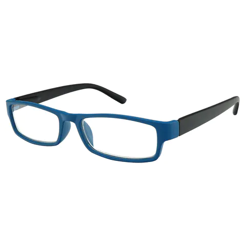 Rectangle Blue Reading Glasses