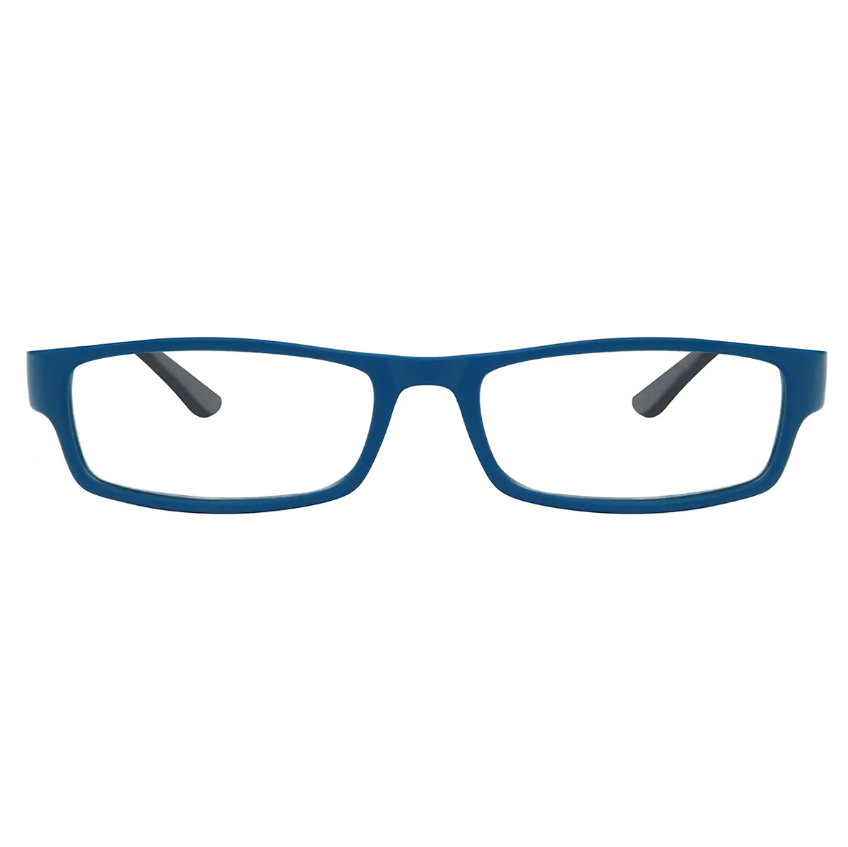 Rectangle Blue Reading Glasses