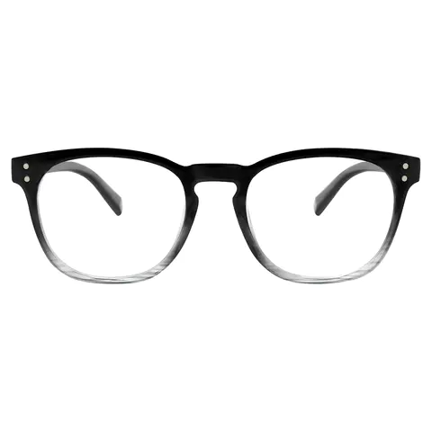 Square Blue Reading Glasses