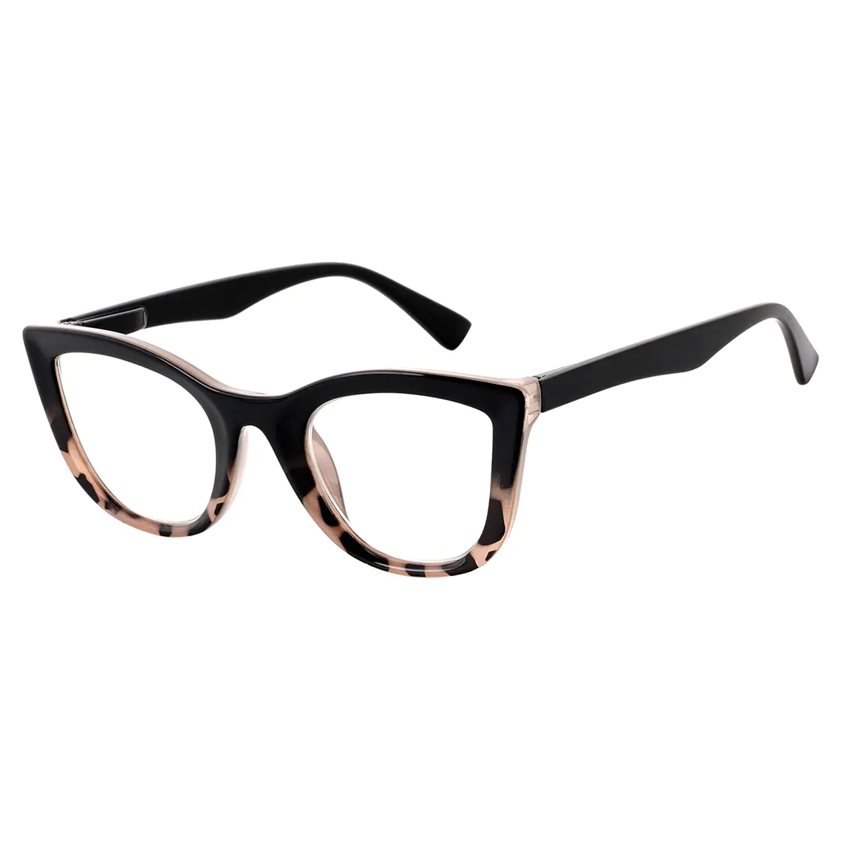 Cat-eye Black Reading Glasses