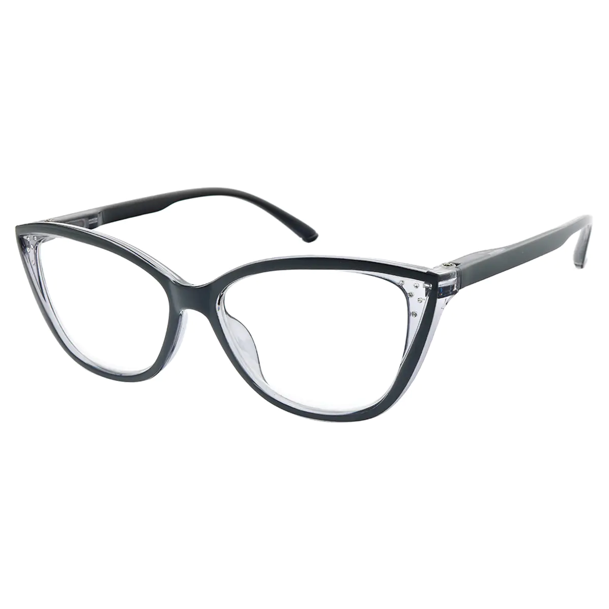 Cat-eye Black Reading Glasses