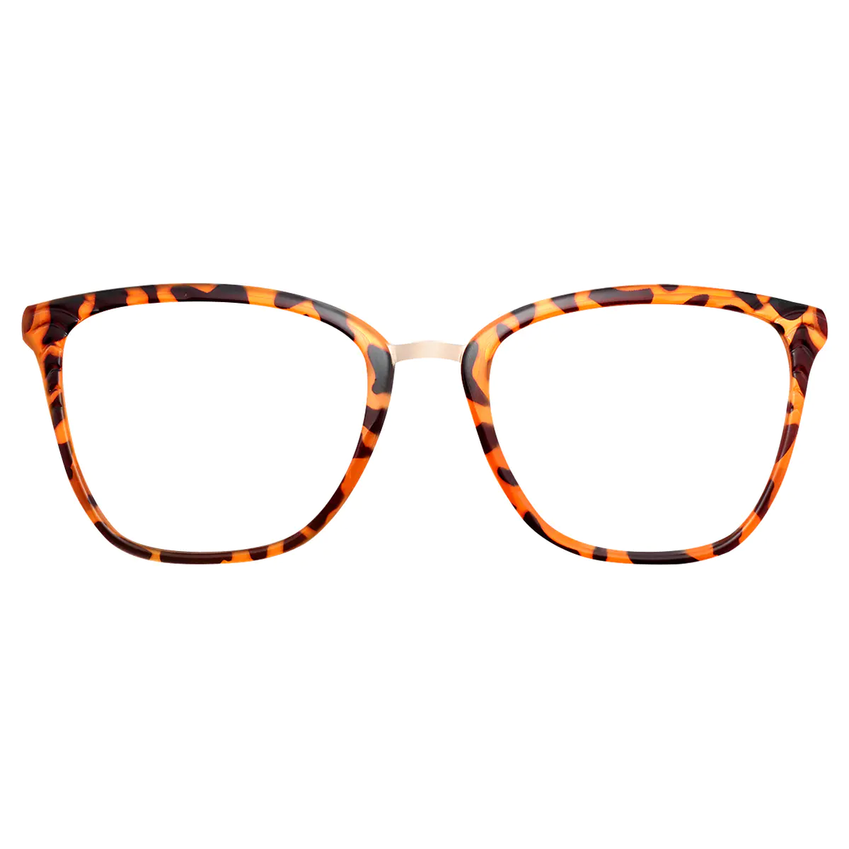 Cat-eye Orange Reading Glasses
