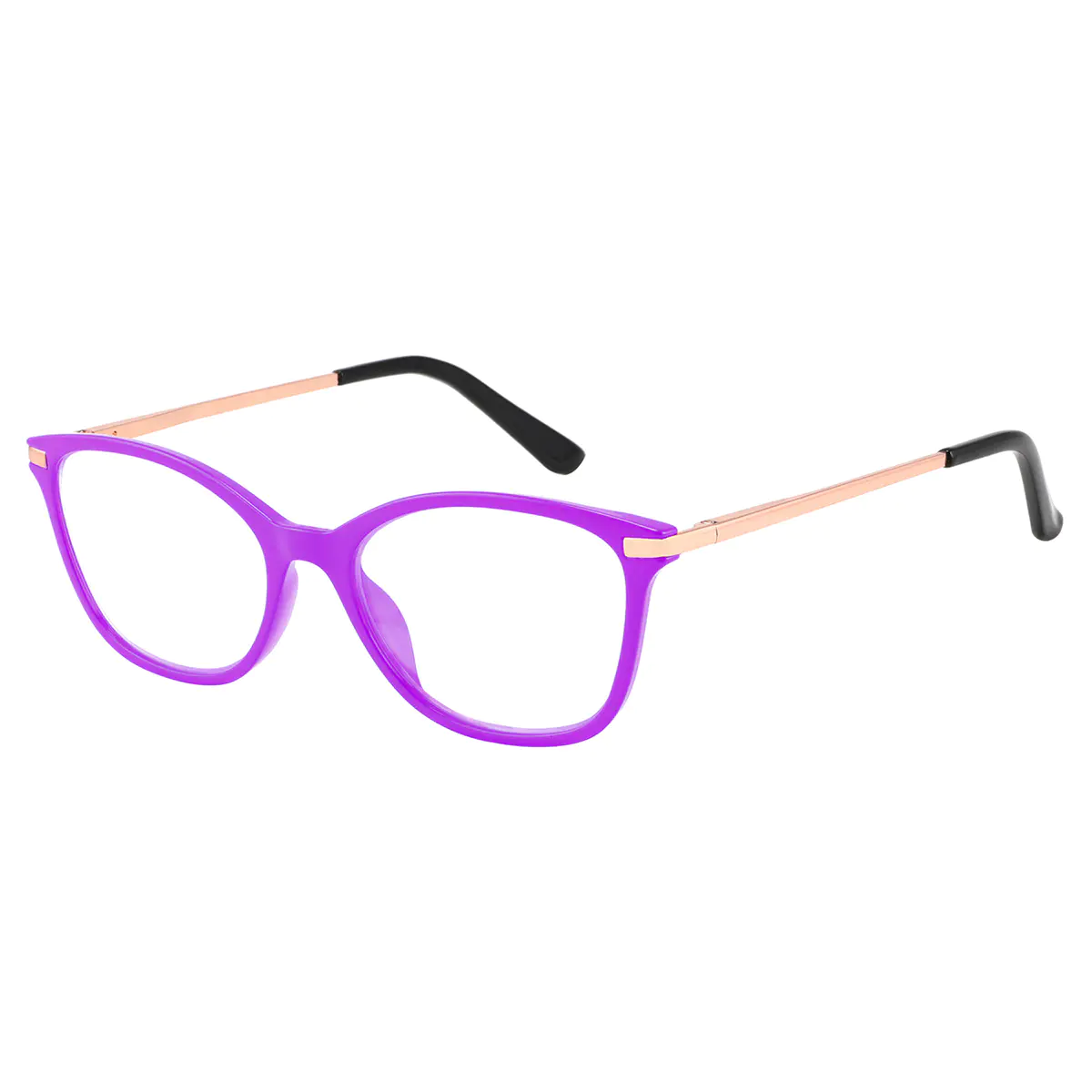 Cat-eye Purple Reading Glasses