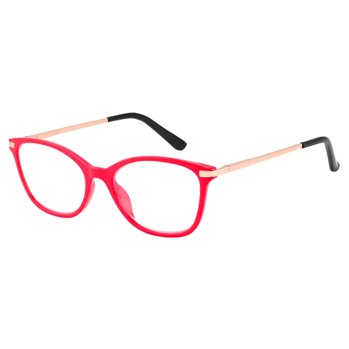 Cat-eye Red Reading Glasses