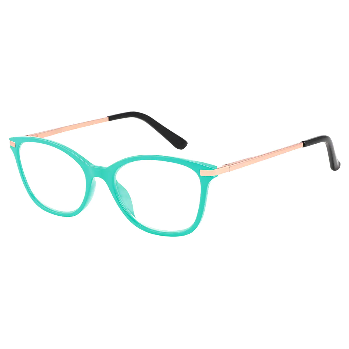 Cat-eye Green Reading Glasses