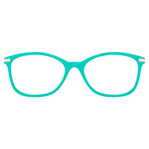 Cat-eye Green Reading Glasses