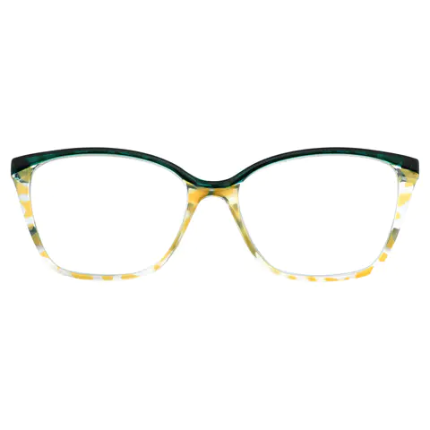 Cat-eye Yellow Reading Glasses