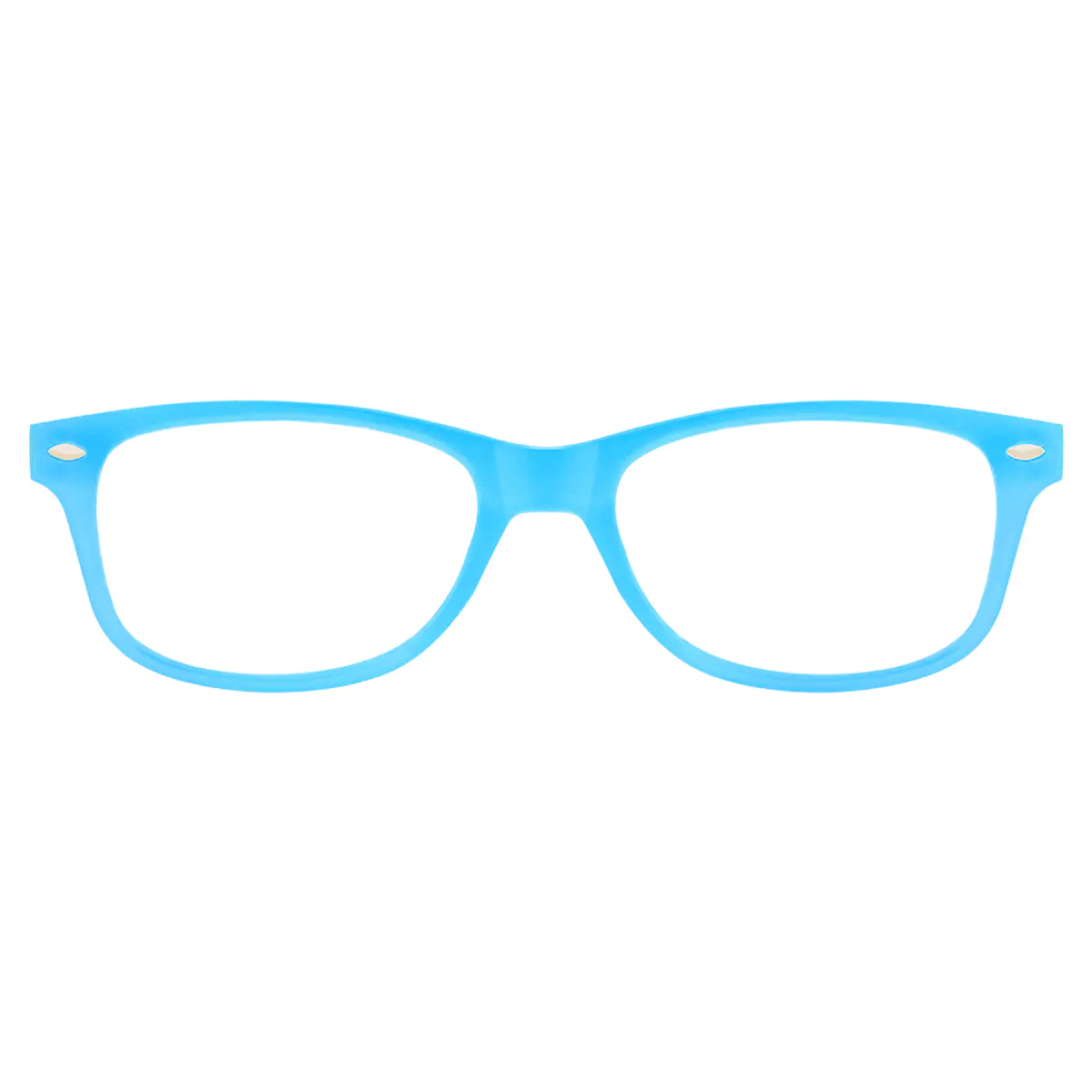 Rectangle Blue Reading Glasses