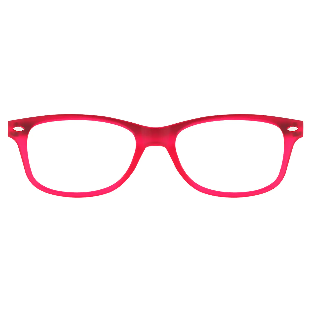 Rectangle Red Reading Glasses