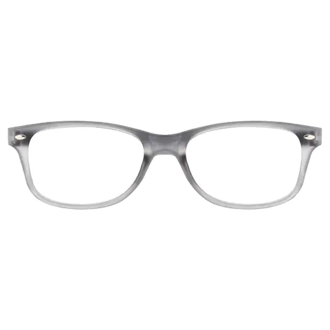 Rectangle Grey Reading Glasses