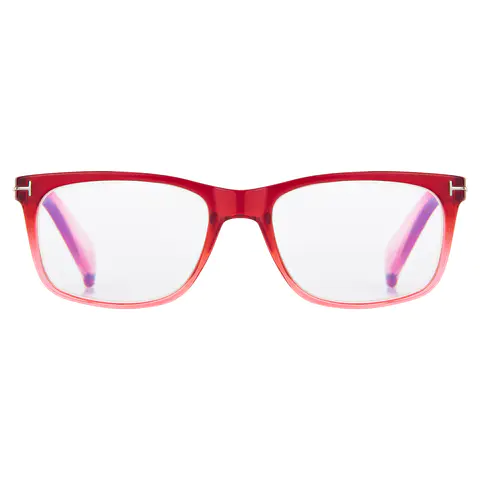 Rectangle Red Reading Glasses