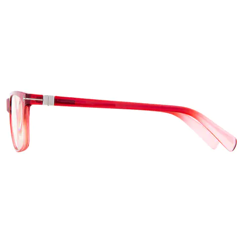 Rectangle Red Reading Glasses