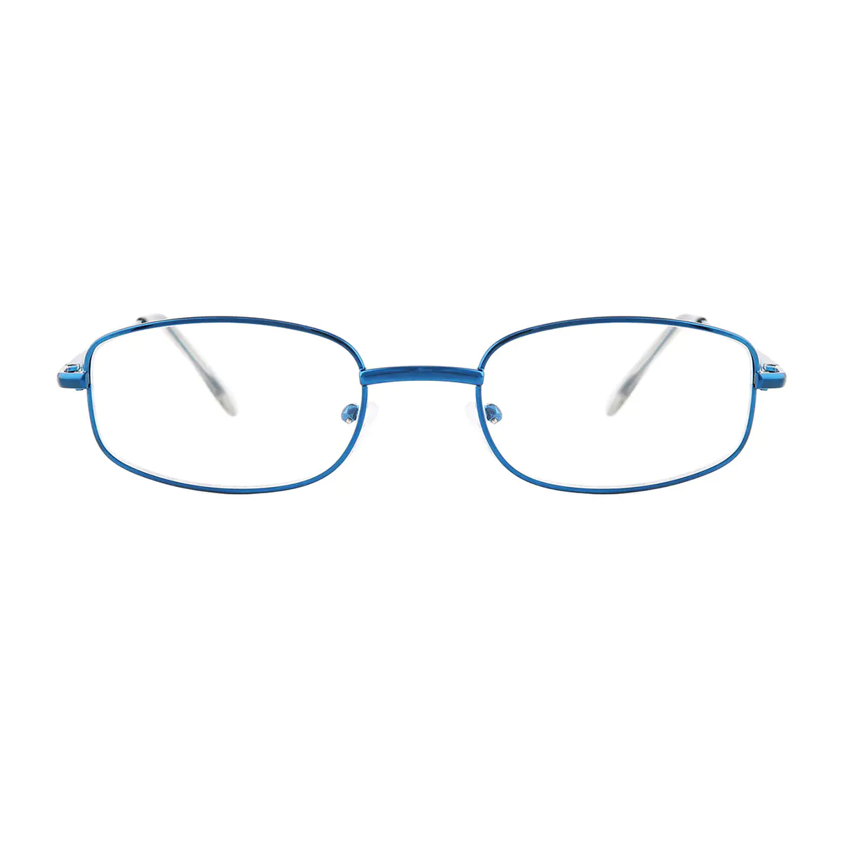 Oval Blue Reading Glasses