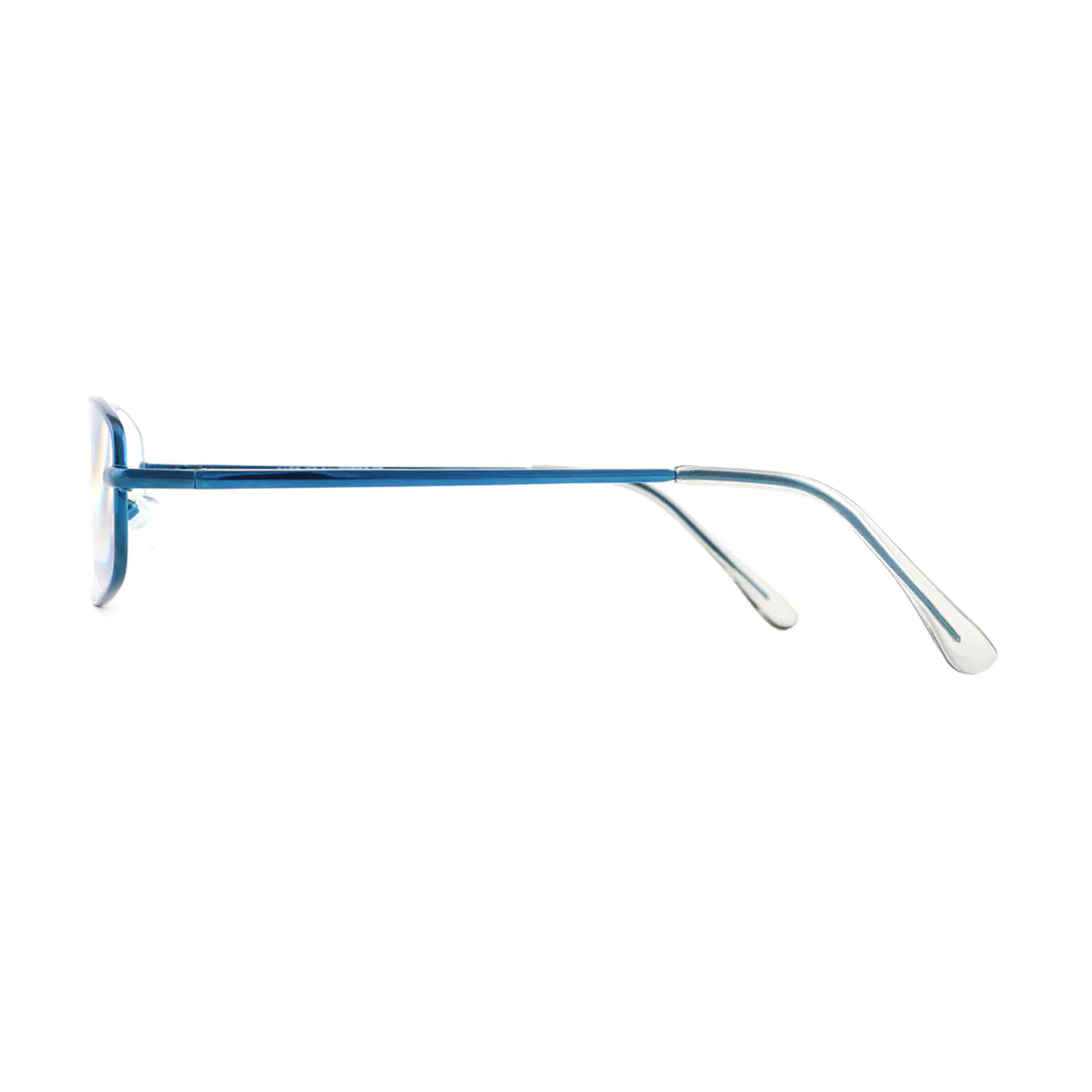 Oval Blue Reading Glasses
