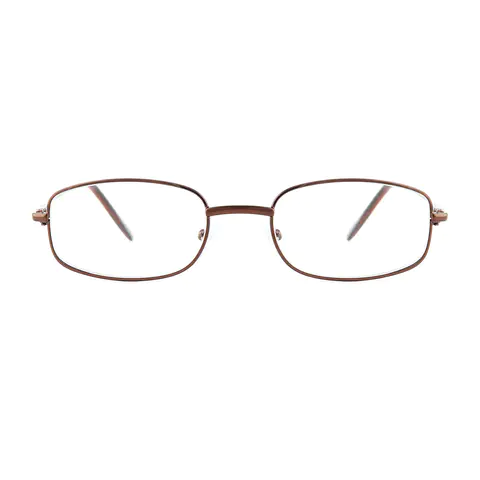 Oval Brown Reading Glasses