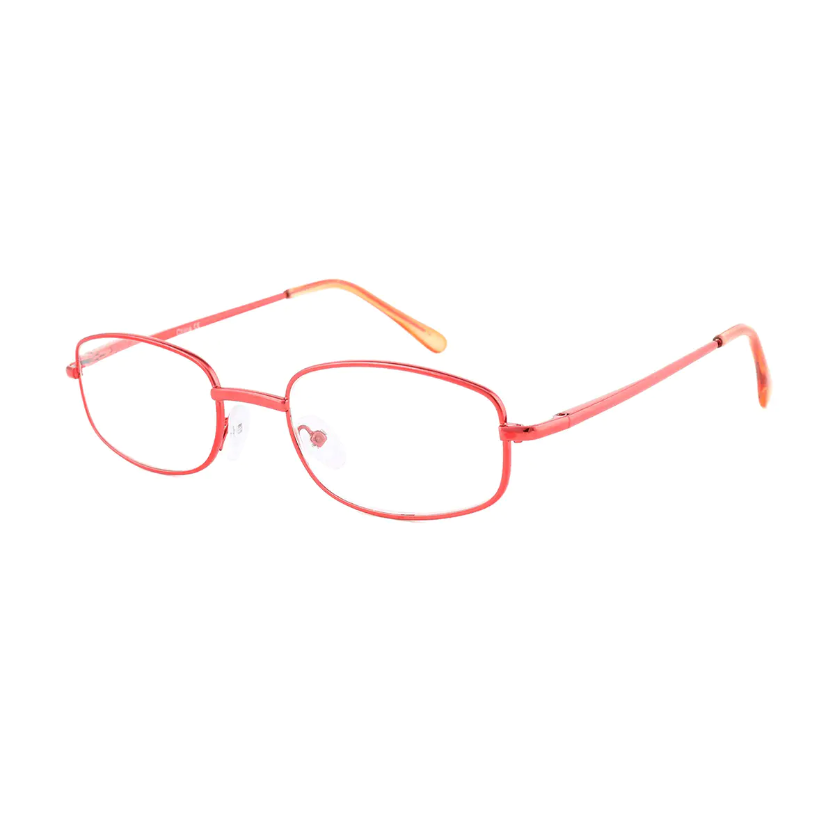 Oval Pink Reading Glasses