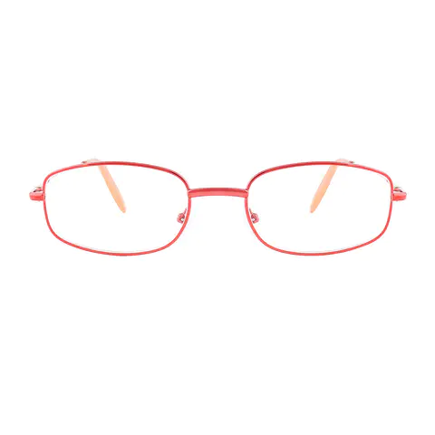 Oval Pink Reading Glasses