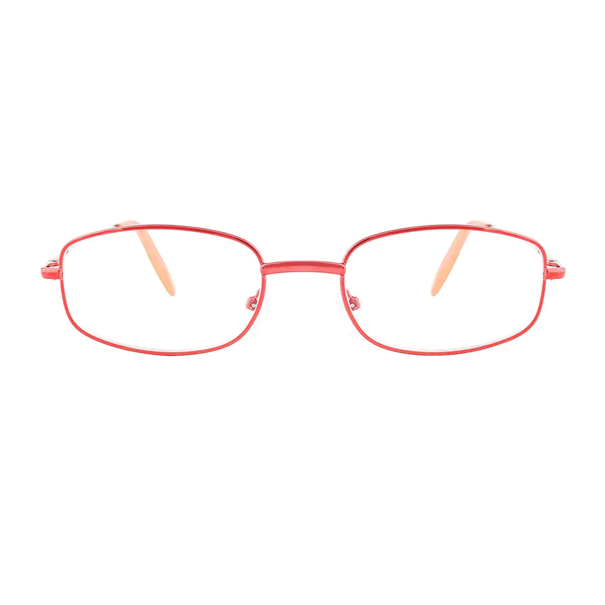 Oval Pink Reading Glasses