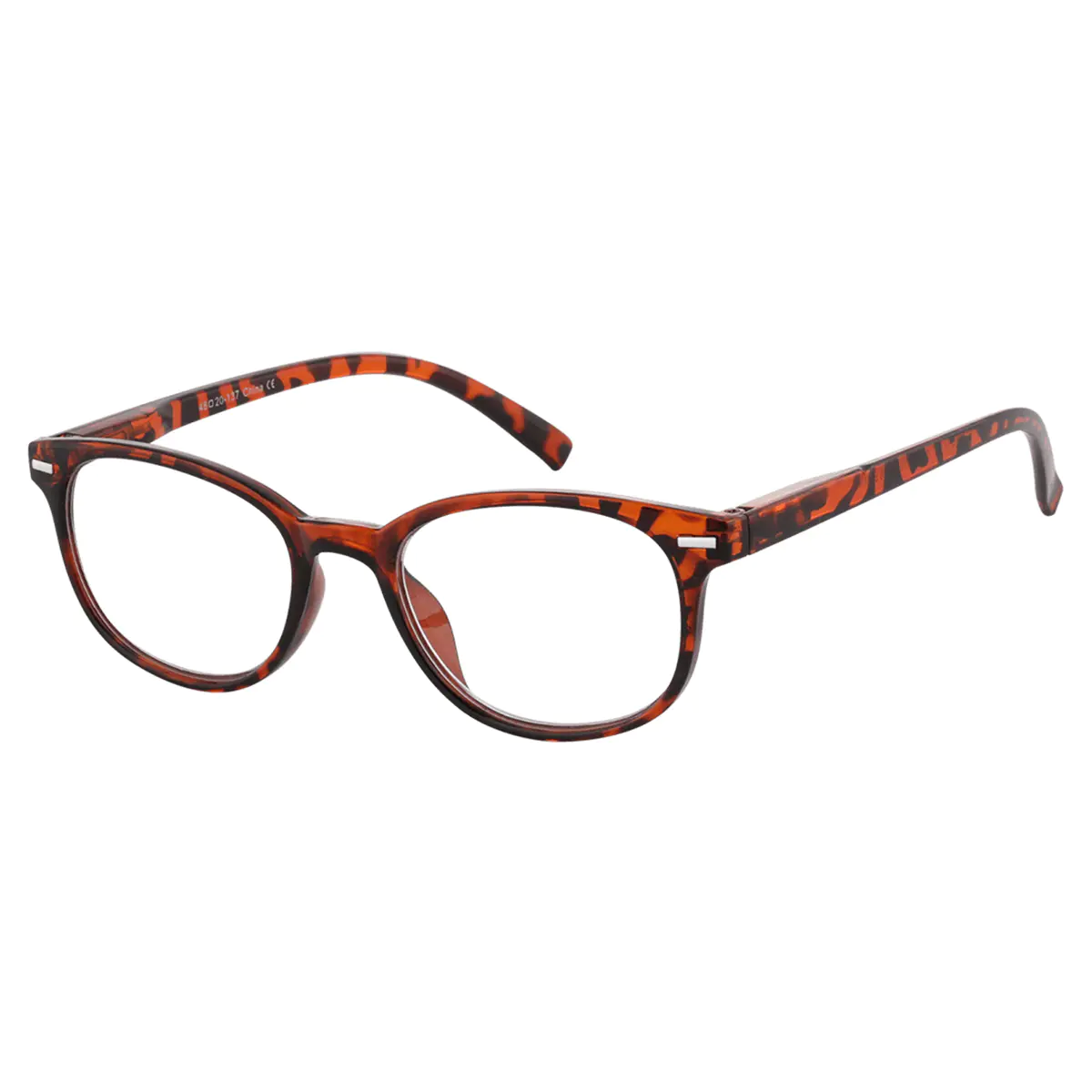 Oval Tortoiseshell Reading Glasses