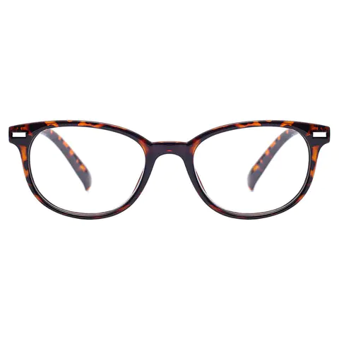 Oval Tortoiseshell Reading Glasses