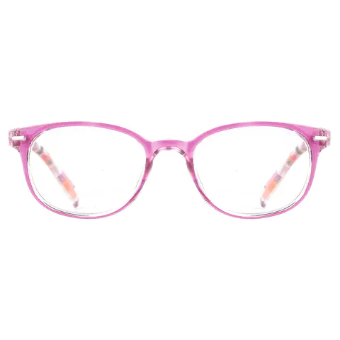 Oval Pink Reading Glasses