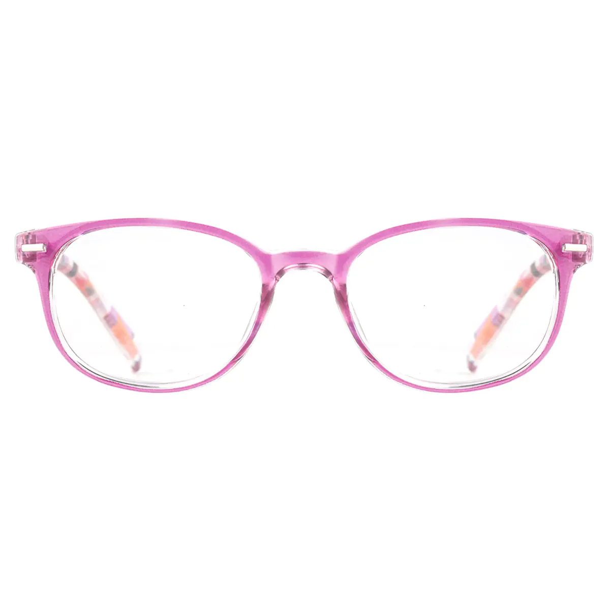 Oval Pink Reading Glasses