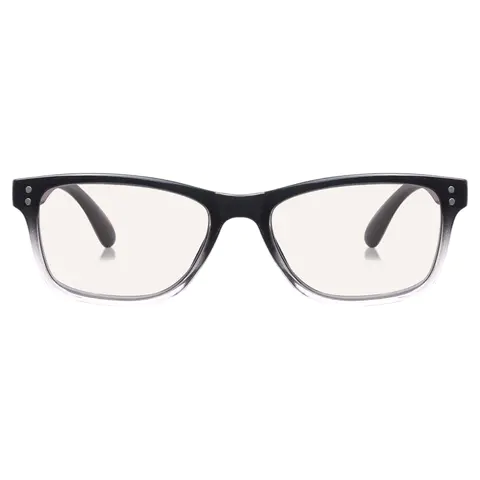Rectangle Gradient Black Reading Glasses