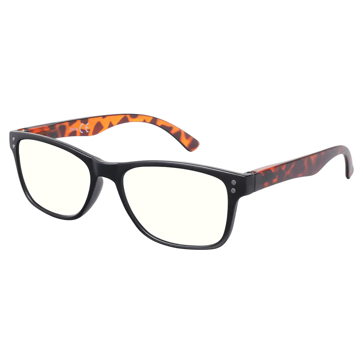 Rectangle Black Reading Glasses
