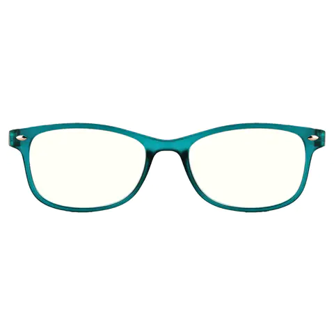 Oval Dark Green Reading Glasses
