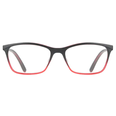 Rectangle Red Reading Glasses