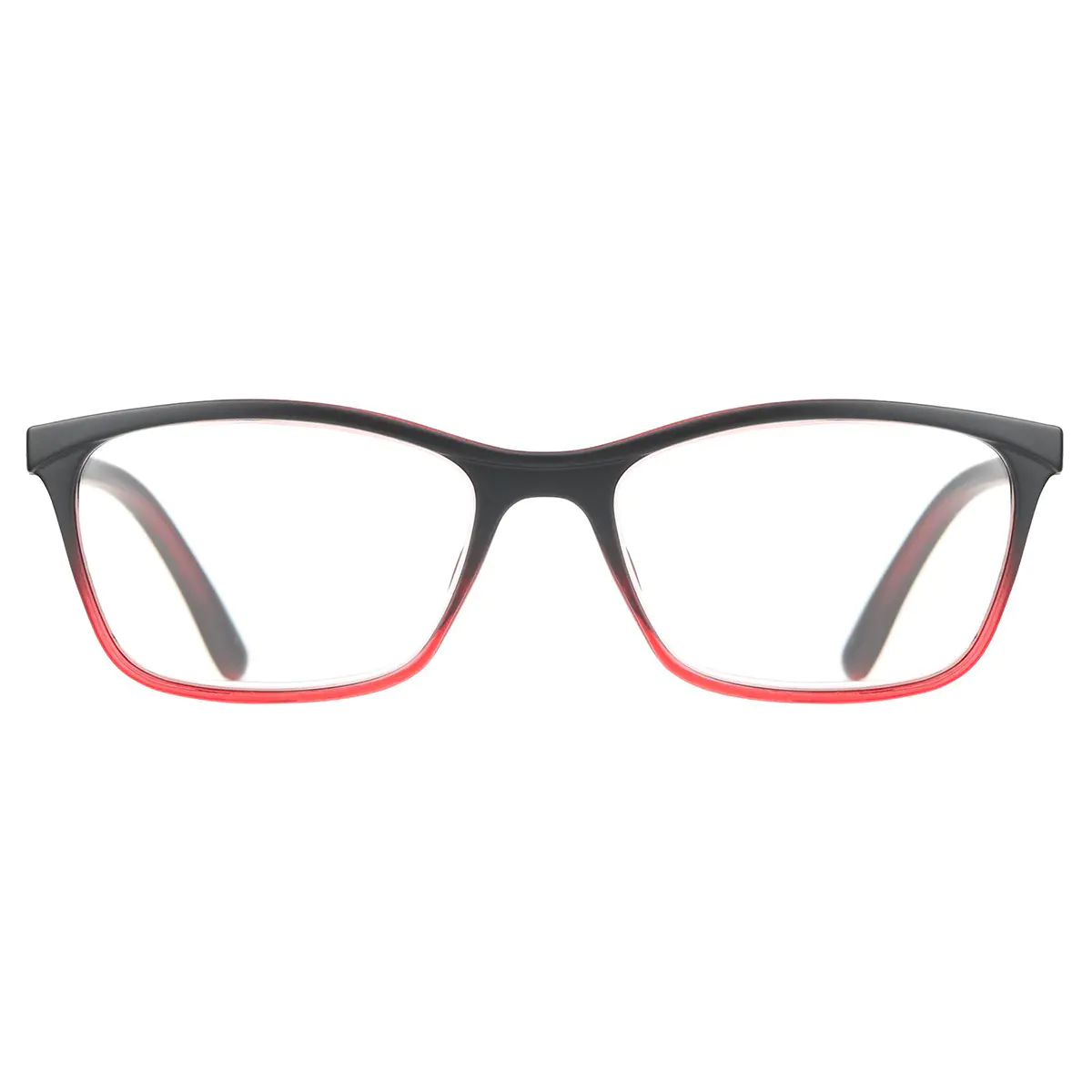 Rectangle Red Reading Glasses