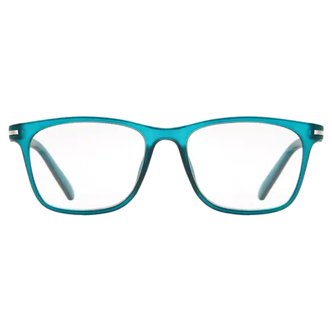 Rectangle Green Reading Glasses
